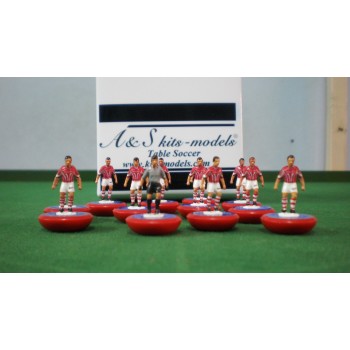 Subbuteo Andrew Table Soccer PSV Eindhoven 1995 on Lightweight Bases